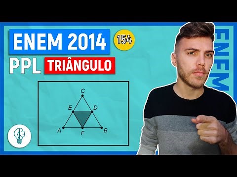 🛑154 Enem 2014 PPL - TRIÂNGULOS - Um artista deseja pintar em um quadro uma figura na forma de
