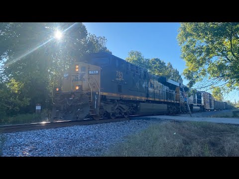 2 CSX Trains in Augusta, GA