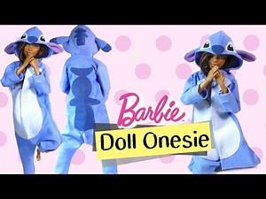 How To Barbie / Doll Onesie Tutorial // DIY Stitch Onesie
