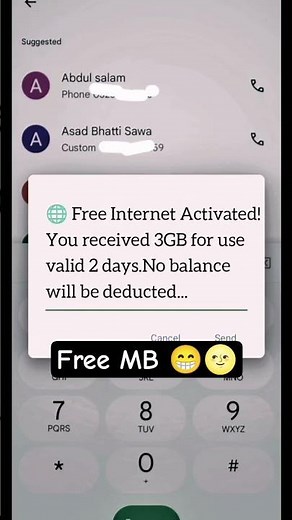FREE MB CODES FOR EVERY SIM | JAZZ | UFONE | TELENOR | ZONG | AIRTEL | JIO | VODAFONE | IDEA 🔥📱