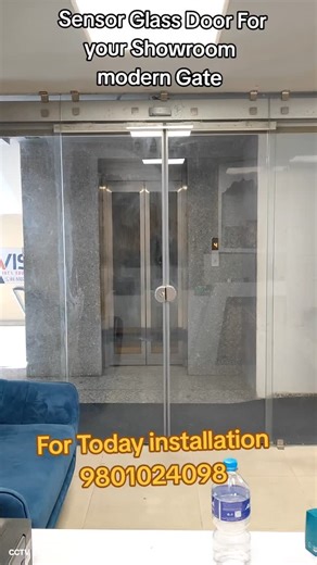 Cctv Station Nepal. | Upgrade your showroom entrance with a Toughened Glass Sensor Door ✨ Smart access, smooth operation, and a premium first impression—because... | Instagram