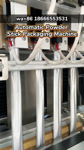 Automatic powder stick packaging machine. Leak-proof sealing multi lane auger.#machine #powder