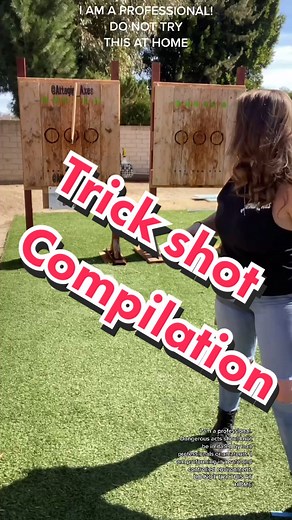 4th times a charm? Stop taking down my videos tiktok! #trickshot #skills #TheChallengeAllStars #attagirlaxes #shedidthat #thatsjustunreal