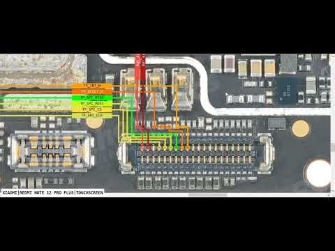 MI REDMI NOTE 12 PRO PLUS Touch Screen Problem Touch Not Working Connector Ways Borneo Schematic 100