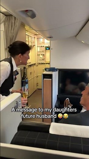 she doesn't even know she's in first class because either way she gets to lay down LOL