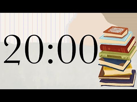20 Minute Reading Timer (Piano Tones At End)