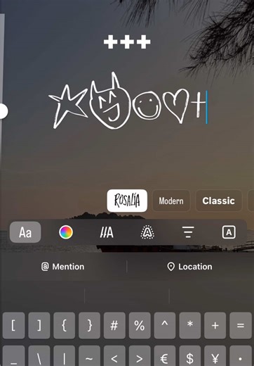 Hidden Emojis in the New Rosalia IG Font