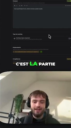 Créez votre profil coach parfait en 60 secondes sur Ekklo ! #shorts