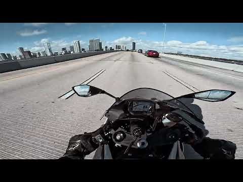 tuned 2024 zx6r top speed run