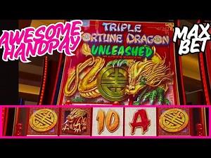 AWESOME JACKPOTS On Triple Fortune Dragon UNLEASHED Player’s Edition