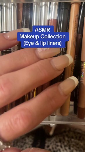 Asmr makeup collection #asmrfyp #asmr #asmrsounds #makeup #makeupcollection #organization