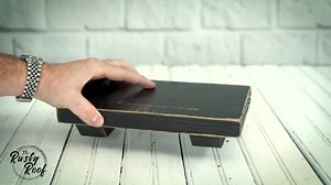 Weathered Wooden Pedestal - Choose Your Size & Finish - Wood Tray - Trivet Riser - Rustic Wooden Tray - Farmhouse - Handmade Home Decor - Etsy