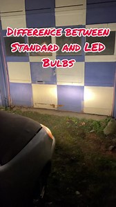 Short version. LED VS. Standard 9007 headlight bulbs #boslla #lighting #cars #carparts #carproducts #review #Mitsubishi | Carl's Garage