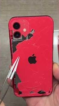 She wanted to repair the screen and back glass of her iPhone 12, but didn't realize that her battery