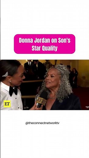 Donna Jordan on Son's Star Quality
