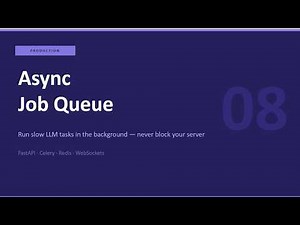 Part 8 Async LLM Tasks — Celery + Redis + FastAPI Queue Tutorial