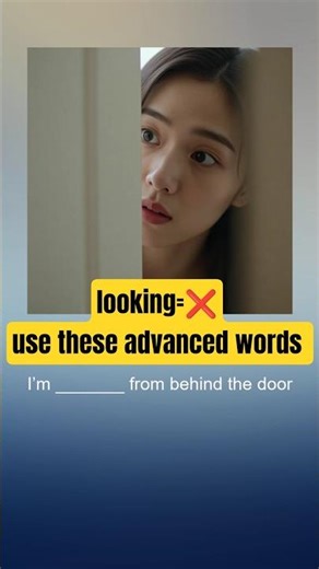 Are you just 'Looking'? No. You are... 👀💎 #NativeEnglish #LearnEnglish#VocabularyBuilder #shorts