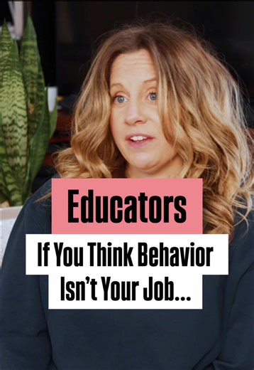 A lot of educators say: ✅“I’m here to teach math.” ✅“I’m here to teach reading.” ✅”I’m here to teach the curriculum.” ❌“I’m not here to teach behavior.” But here’s the truth no one wants to say out loud: ✅Behavior is part of education now. Because the question isn’t: “Did they master figurative language?” The question is: What will the 25 year old version of this student thank you for? ❌Not the worksheet. ❌Not the unit test. ❌Not the standards. They’ll remember if you helped them become a human 