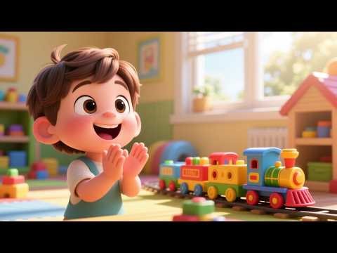 Zoom Zoom Train Is Here 🚂🎶 | Fun Train Song for Kids | Nursery Rhymes & Kids Songs