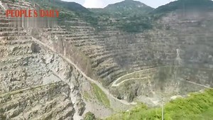 4.7K views · 725 reactions | Meet Asia's largest hard rock reclamation base in Huangshi, C China's Hubei. It has an area of 36.6 million square meters and it is the first national mine park built in an iron mine | People's Daily, China | Facebook