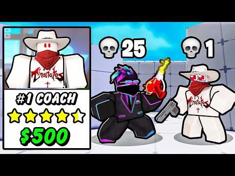 I hired a PRO COACH, than CARRIED HIM in Roblox Rivals!
