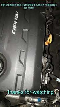 Rattling Noise / Cranking Noise KIA SPORTAGE 2016 1.7 CRDI Engine 👍‪@montoya_garage‬ #kia #sportage