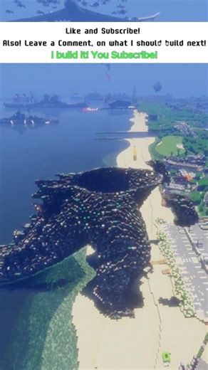 A #Giant #godzilla escaped wih Fun #Slime! #minecraft #coolbuilds #minecraftguide #minecraftbuilding