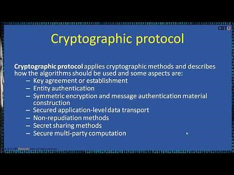 19.4 Cryptographic protocol