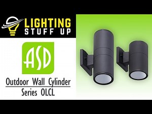 Outdoor Wall Cylinder - Series OLCL from ASD Lighting