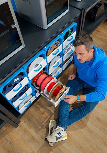 3D Printer Filament Organization System Update