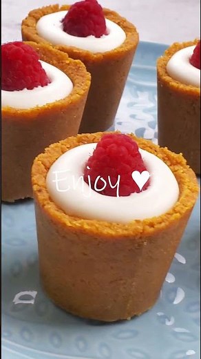No bake easy mini cheesecake 🍰