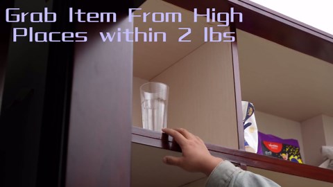 Grabber Reacher Tool - 32” Extra Long Foldable Gripper and Reaching Tool - Heavy Duty Pick Up Stick Grabbers for Seniors, Trash, Surgery Recovery Must Haves Gifts (Blue)