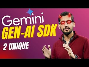 Google's GENAI SDK Makes AI Setup SUPER SIMPLE