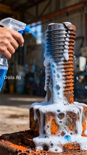 Watch Rust Disappear Instantly! Satisfying Bolt Cleaning Transformation