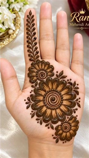 New & Unique Mehendi Design ❤️✨ #shorts #arabicmehendi #mehndi #creativehenna #henna #mehandi