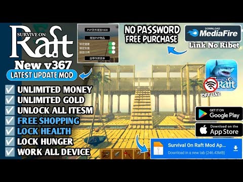 Survival On Raft Mod Apk Menu v367 Terbaru 2025 - Unlimited Money & Unlock All Items