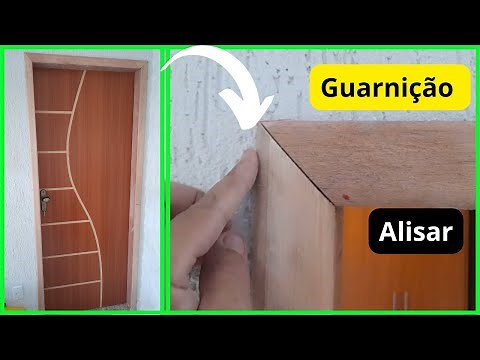 Como instalar porta de madeira #4 E [guarnição ou alizar]