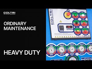 Coltri Compressors Heavy Duty line - Ordinary Maintenance