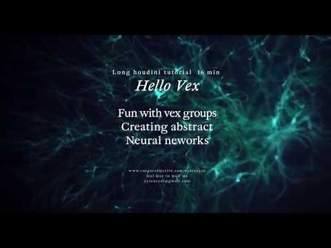 houdini tutorial - hello vex groups - create neural network