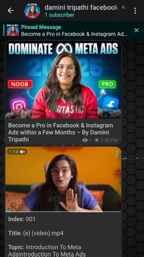 Damini Tripathi Facebook Ads Course Free | #facebookads #daminitripathi #viral #facebookpage #shorts