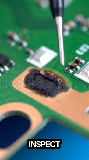 Laptop Motherboard Repair Damaged Trace & IC Fix Step-by-Step #trend #electronic #viral