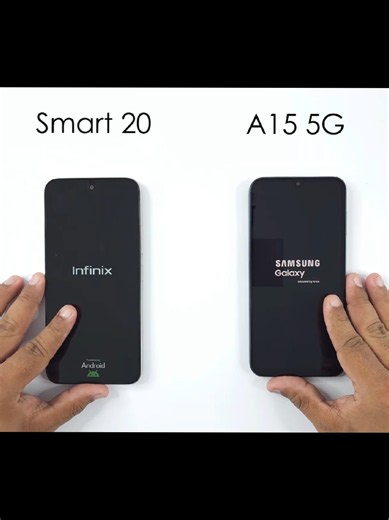 Infinix Smart 20 vs Samsung A15 5G Bootup & PUBG Test