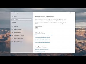 How To Connect to Work or School Account on Windows 10 [Guide]