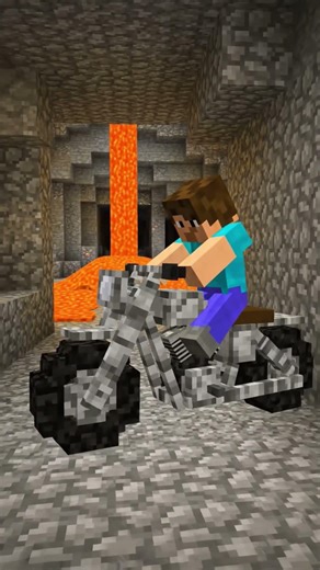 MINECRAFT MA UNDER GROUND BIKE AND CAR MINE RIDE ll #minecraft #shorts