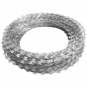 [Hot Item] 18 Inches Razor Wire Galvanized Barbed Wire Razor Ribbon Barbed Wire