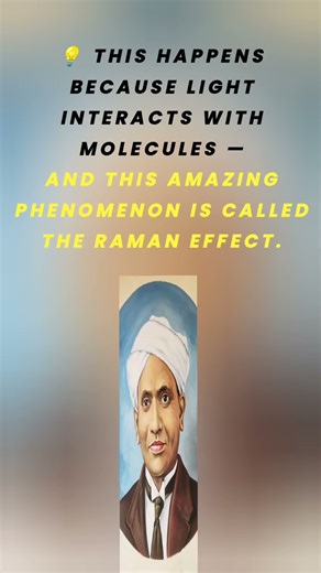 ✨ A tiny change in light… a giant leap for science! #cvraman