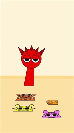 Sprunki try to find right skin (Sprunki Animation)