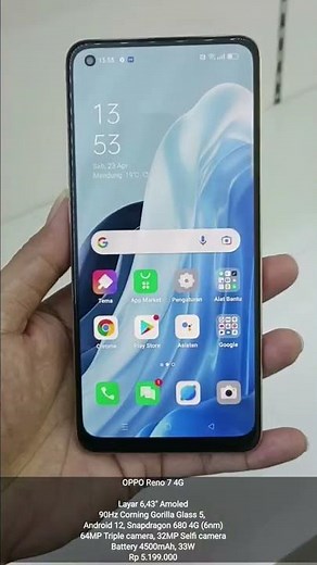 OPPO RENO 7 4G | Oppo Reno 7 4g Spesifikasi dan harga