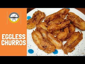 How to make eggless churros at home | churros without egg | churros recipe