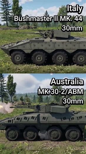 Italy 30mm Vs Australia 30mm In War Thunder! #warthunder #gaijin #warthundertanks #perte #shorts